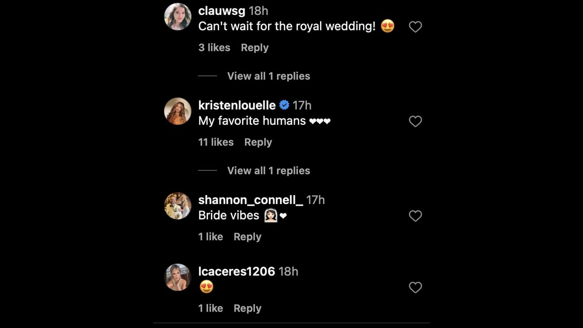 Fans look forward to the duo&#039;s wedding. (Image via Instagram)