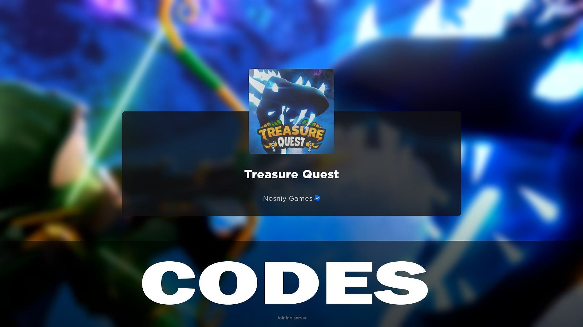 Treasure Quest codes