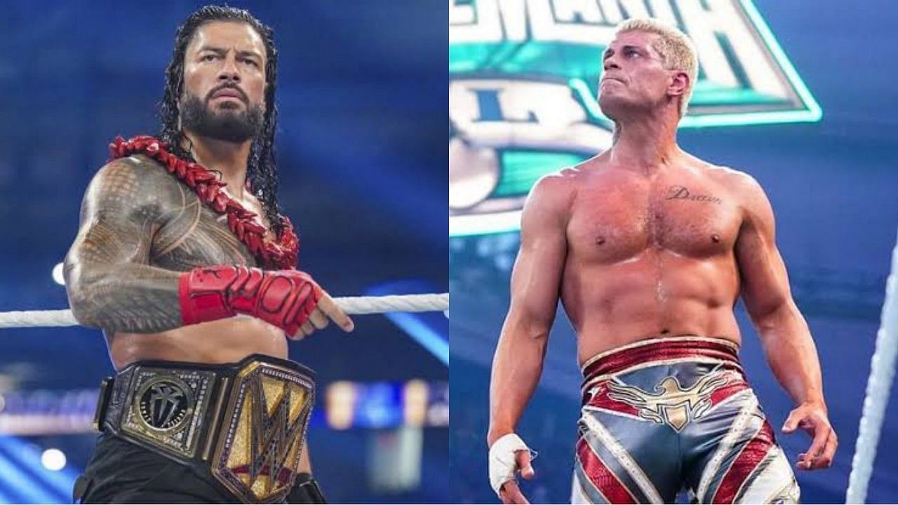 WWE सुपरस्टार्स रोमन रेंस और कोडी रोड्स 