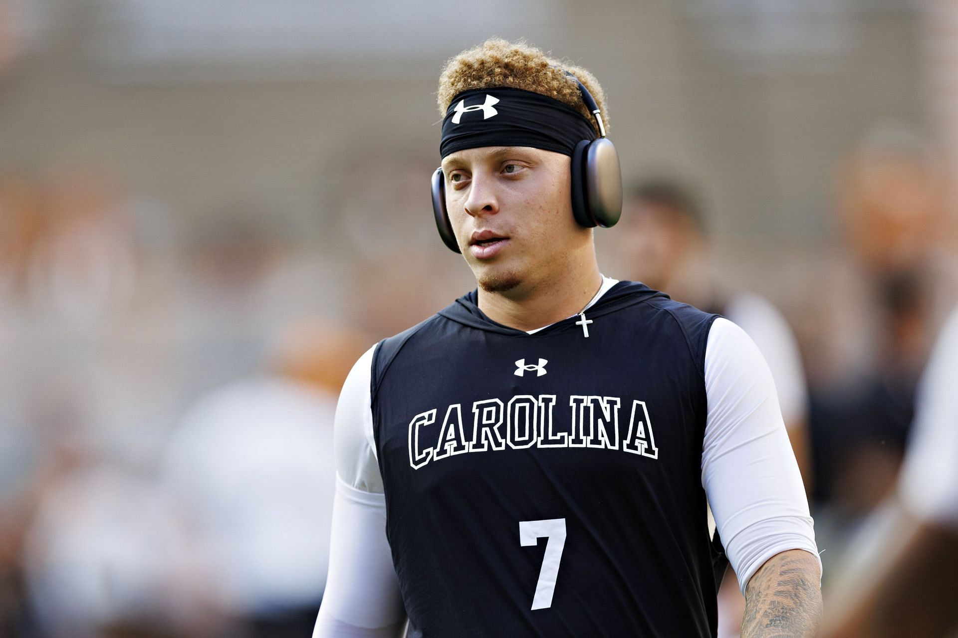 Spencer Rattler #7 of the South Carolina Gamecocks