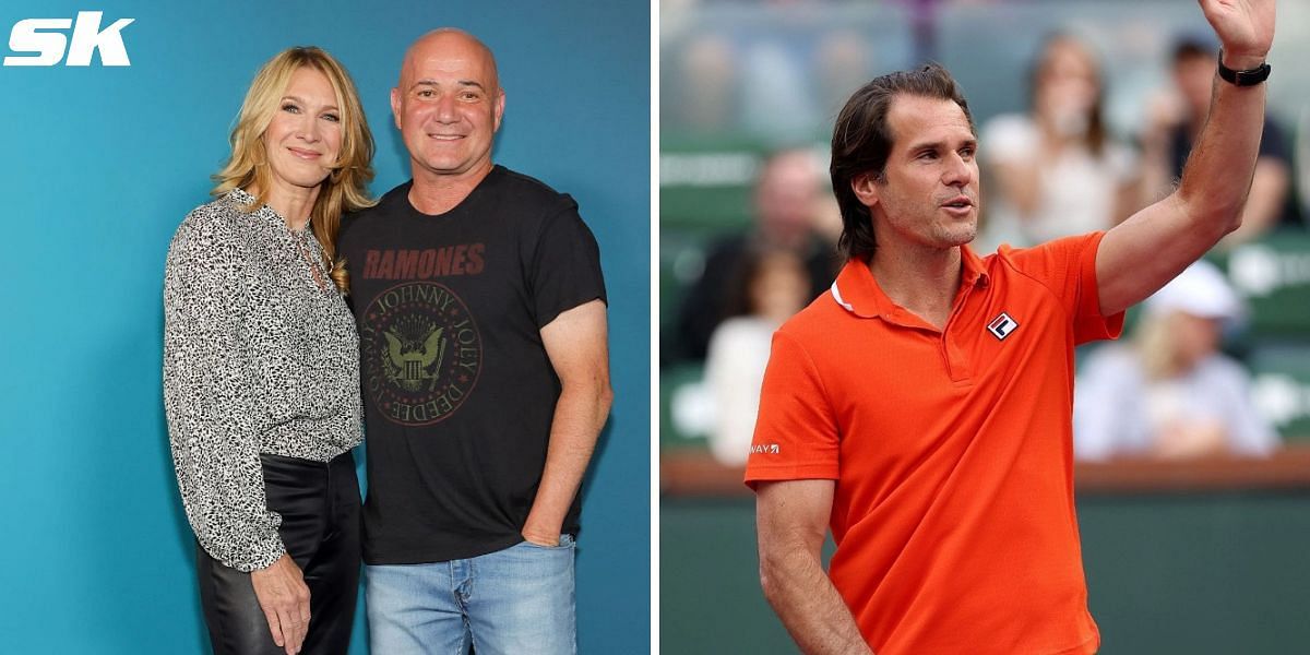Tommy Haas called Andre Agassi and Steffi Graf &quot;legends&quot;
