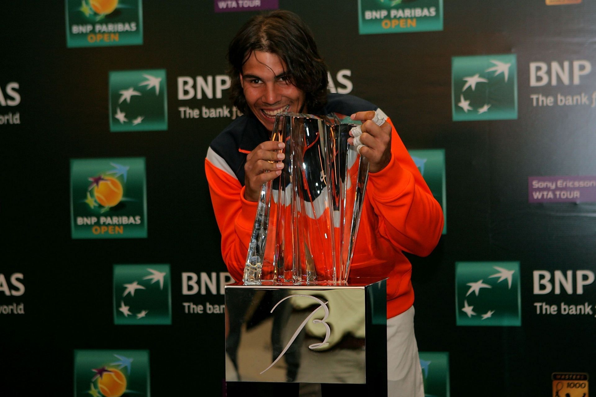 Rafael Nadal at the 2009 Indian Wells Masters.