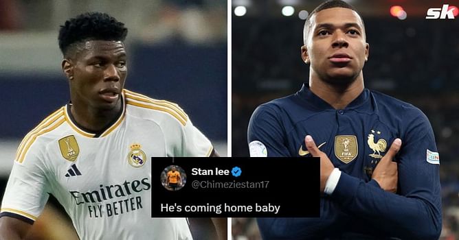 “He’s coming home baby” - Aurelien Tchouameni makes cryptic tweet, Real Madrid fans feel it’s a Kylian Mbappe transfer hint