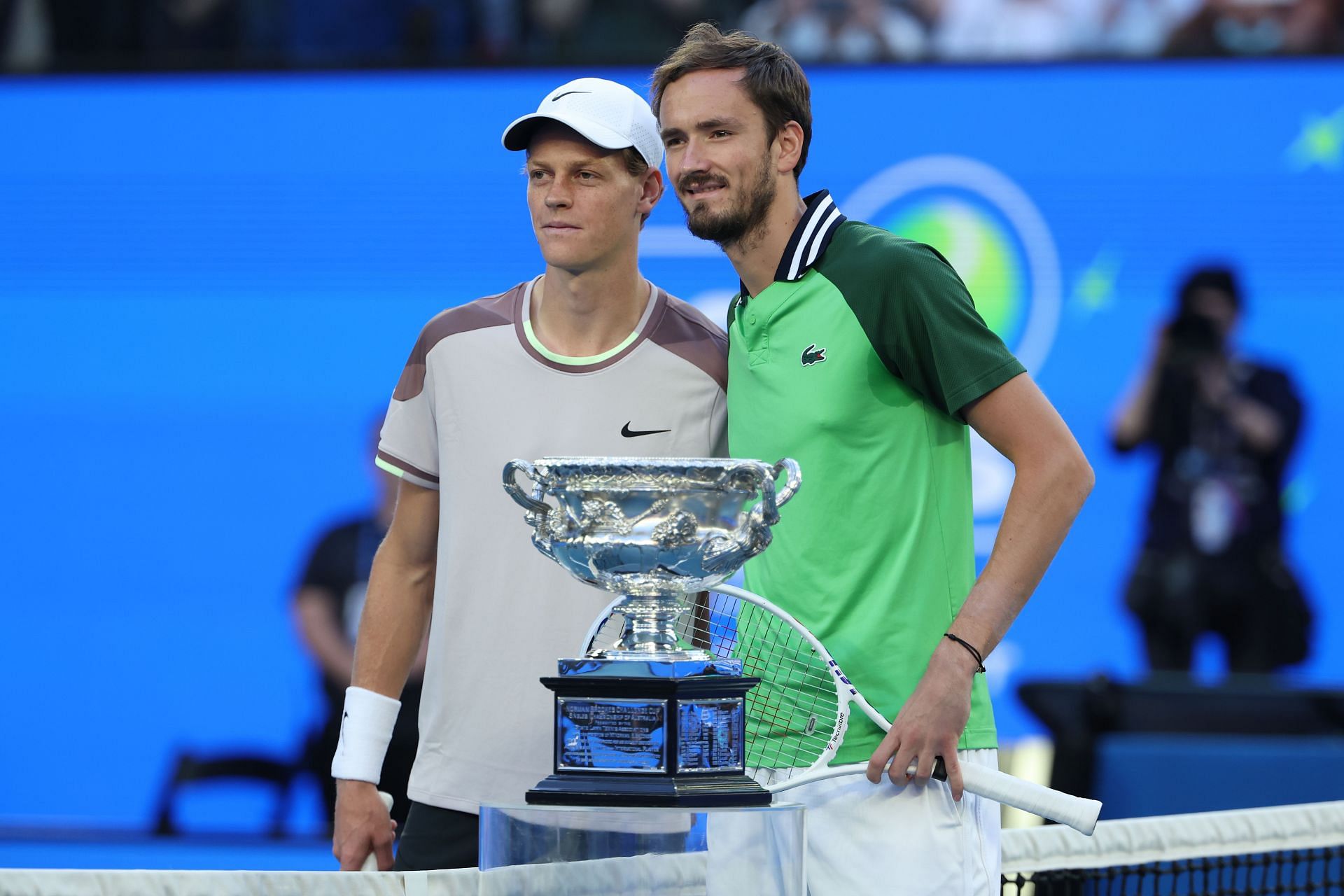 Jannik Sinner defeated Daniil Medvedev in the 2024 Australian Open final