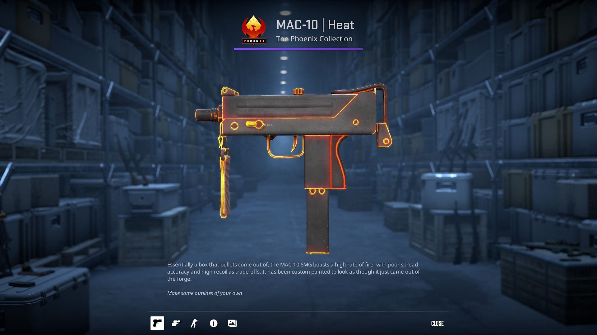 MAC 10 Heat (Image via Valve)