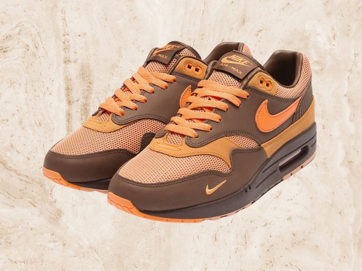 Nike Air Max 1 &ldquo;King&rsquo;s Day&rdquo; shoes (Image via YouTube/@cbnsneakersupdate)