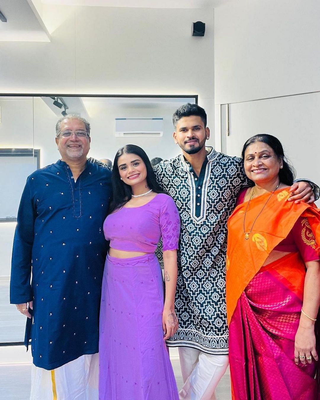 Shreyas Iyer Family