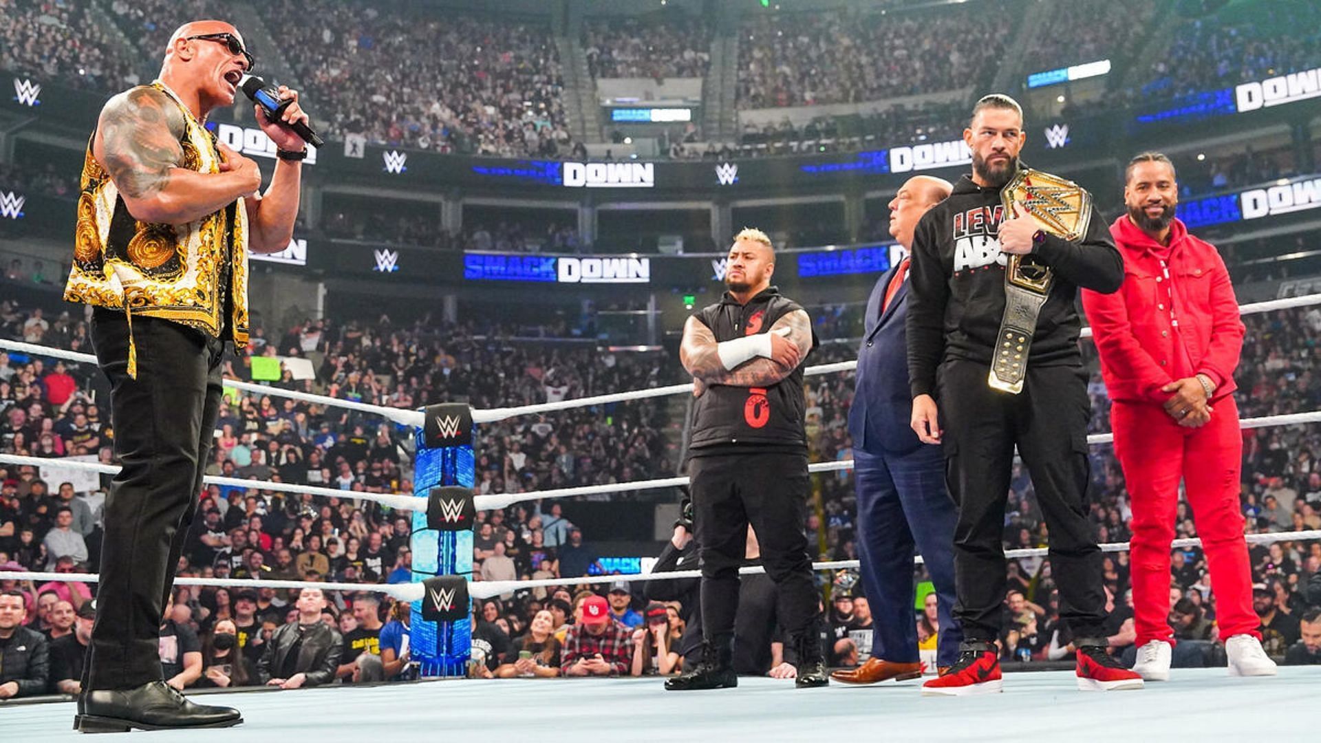 The Rock officially joined The Bloodline on SmackDown