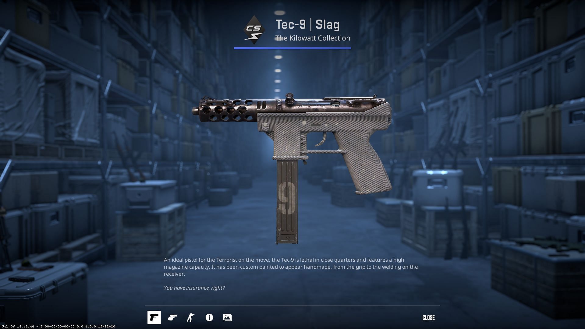 Tec-9 Slag (Image via Valve)