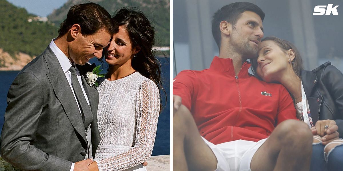 Nadal Djokovic wives