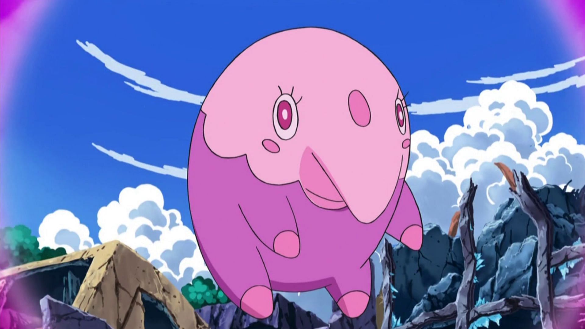 Musharna as it appears in the anime (Image via TPC)