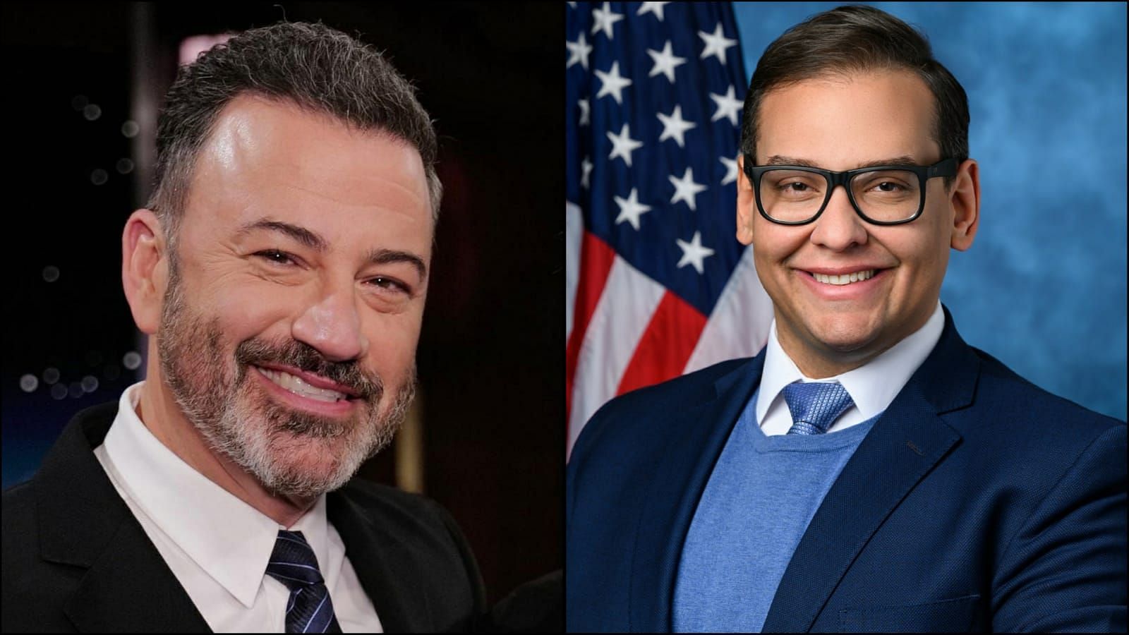 George Santos filed a lawsuit against Jimmy Kimmel on Saturday (Image via Instagram/@jimmykimmellive and@rep.georgesantos)
