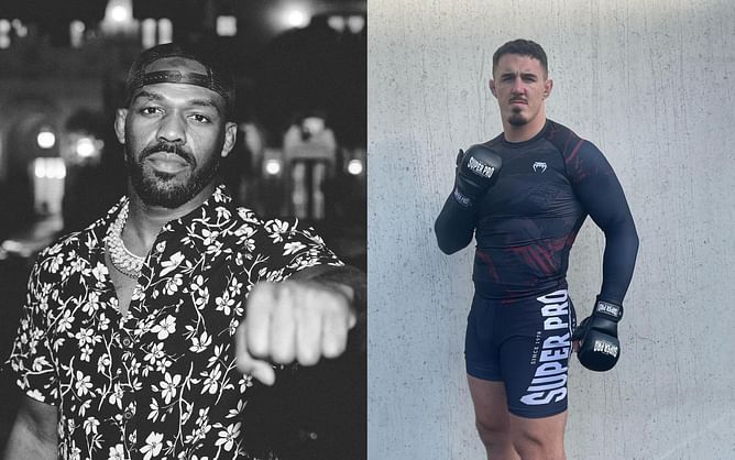“Don’t let me slow you down” - Jon Jones motivates Tom Aspinall “to get after it” instead of waiting around for his comeback