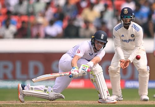 Ollie Pope's aggressive knock turned the first Test in England's favor. [P/C: Getty]