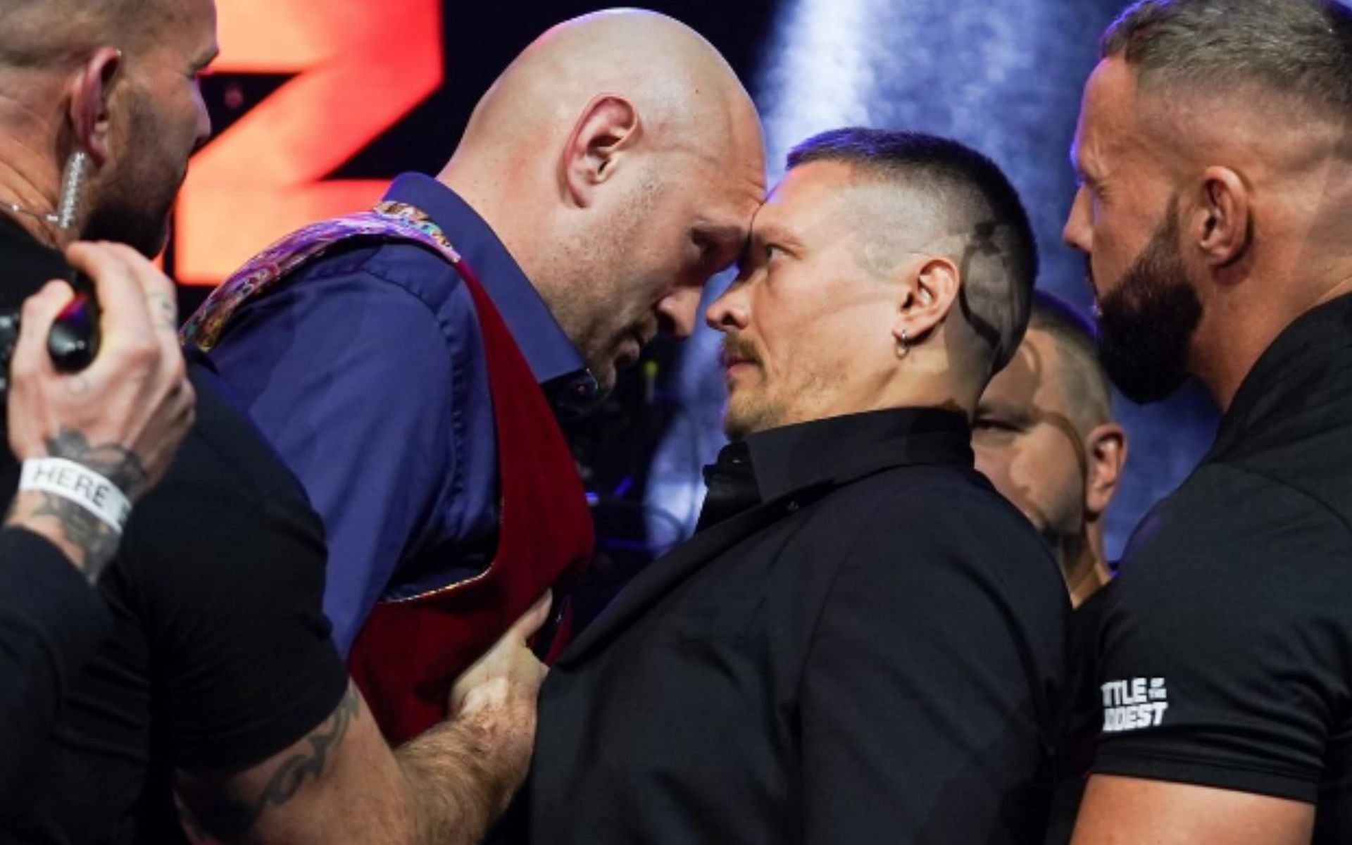 Tyson Fury vs. Oleksandr Usyk will go down in May. [Image via @TysonFury on Instagram]