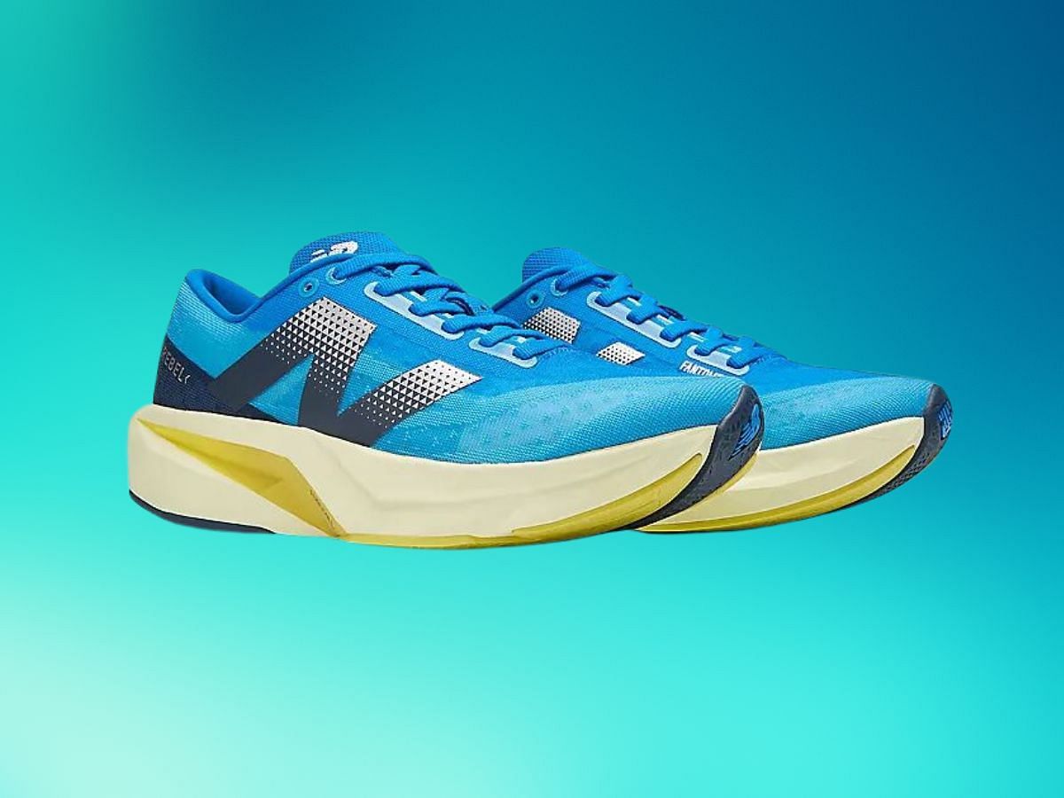 New Balance FuelCell Rebel v4 &quot;Spice Blue&quot; shoes (Image via New Balance)