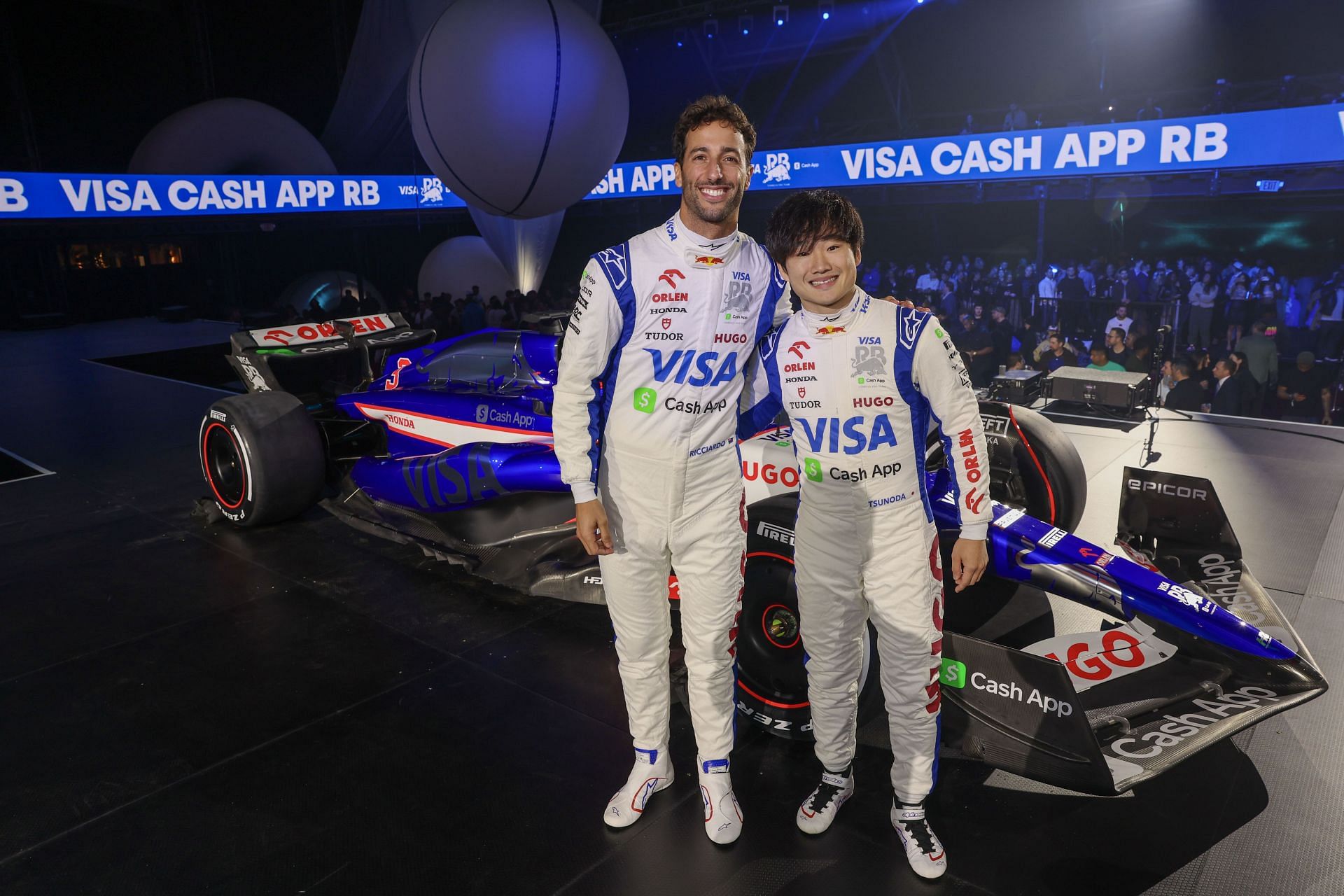 Visa Cash App RB Livery Launch Event Las Vegas