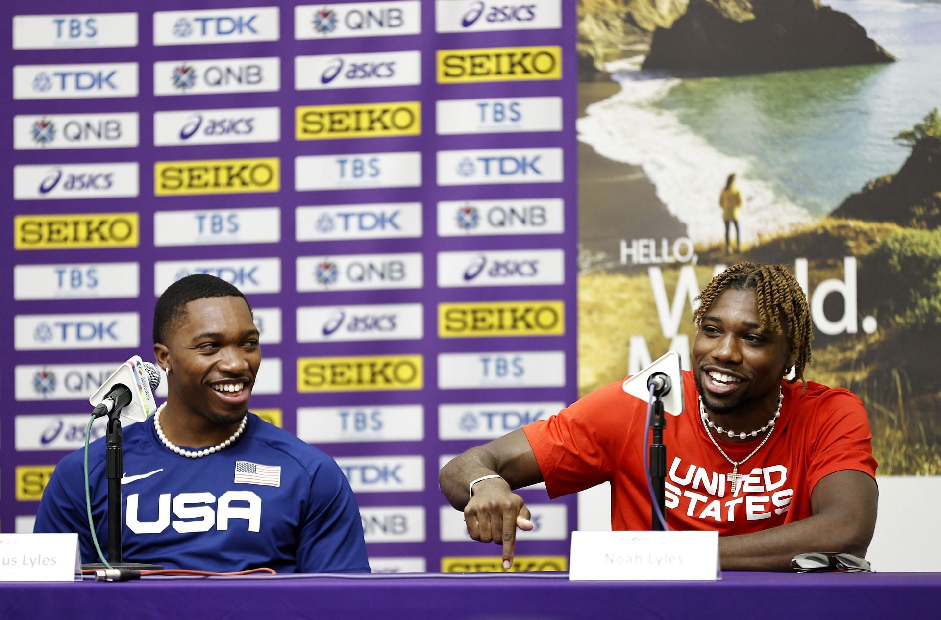 Lyles Brothers at World Athletics Championships Oregon 22 - Previews