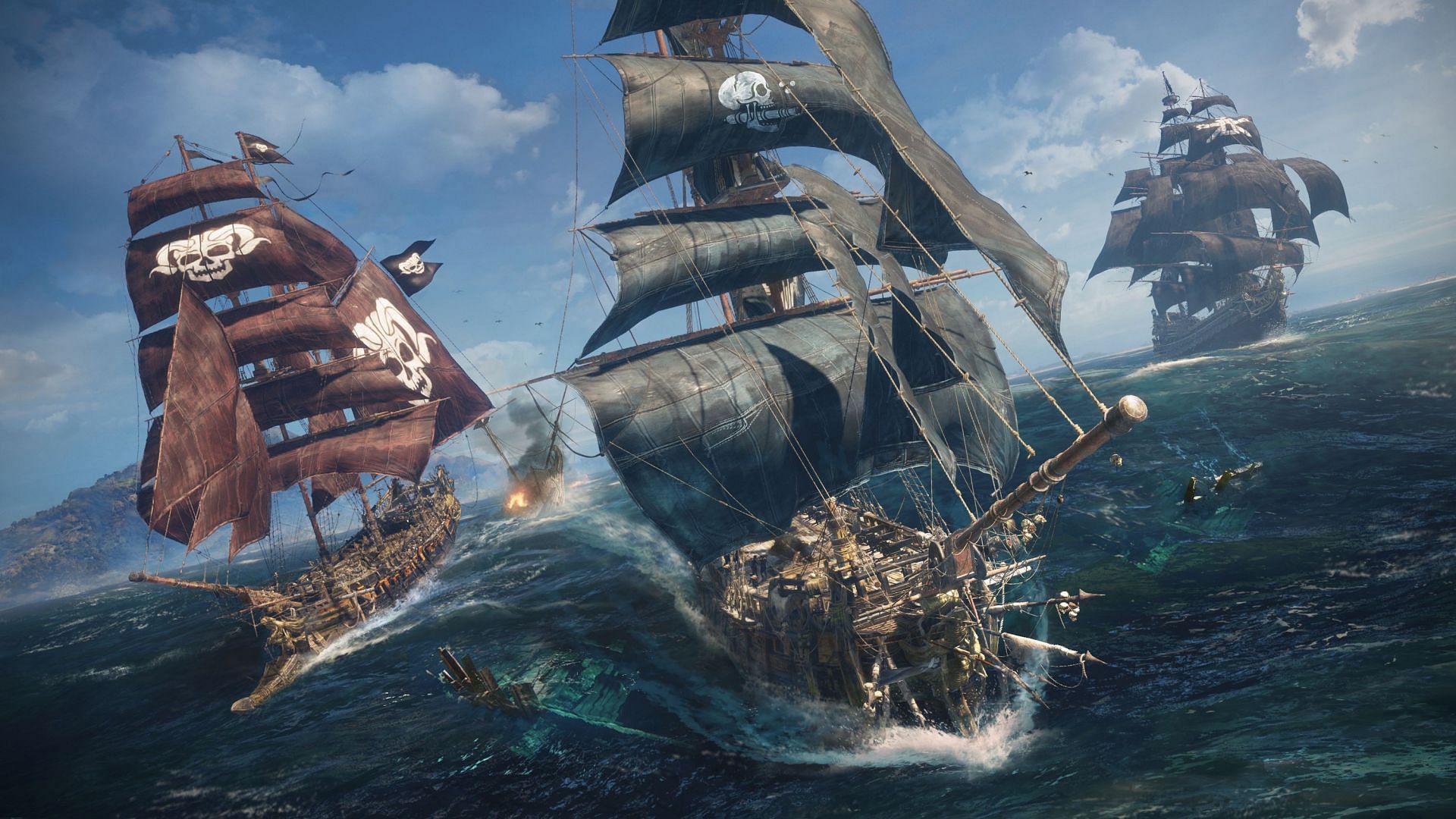 Look out! Pirate ships! (Image via Skull and Bones/Ubisoft)