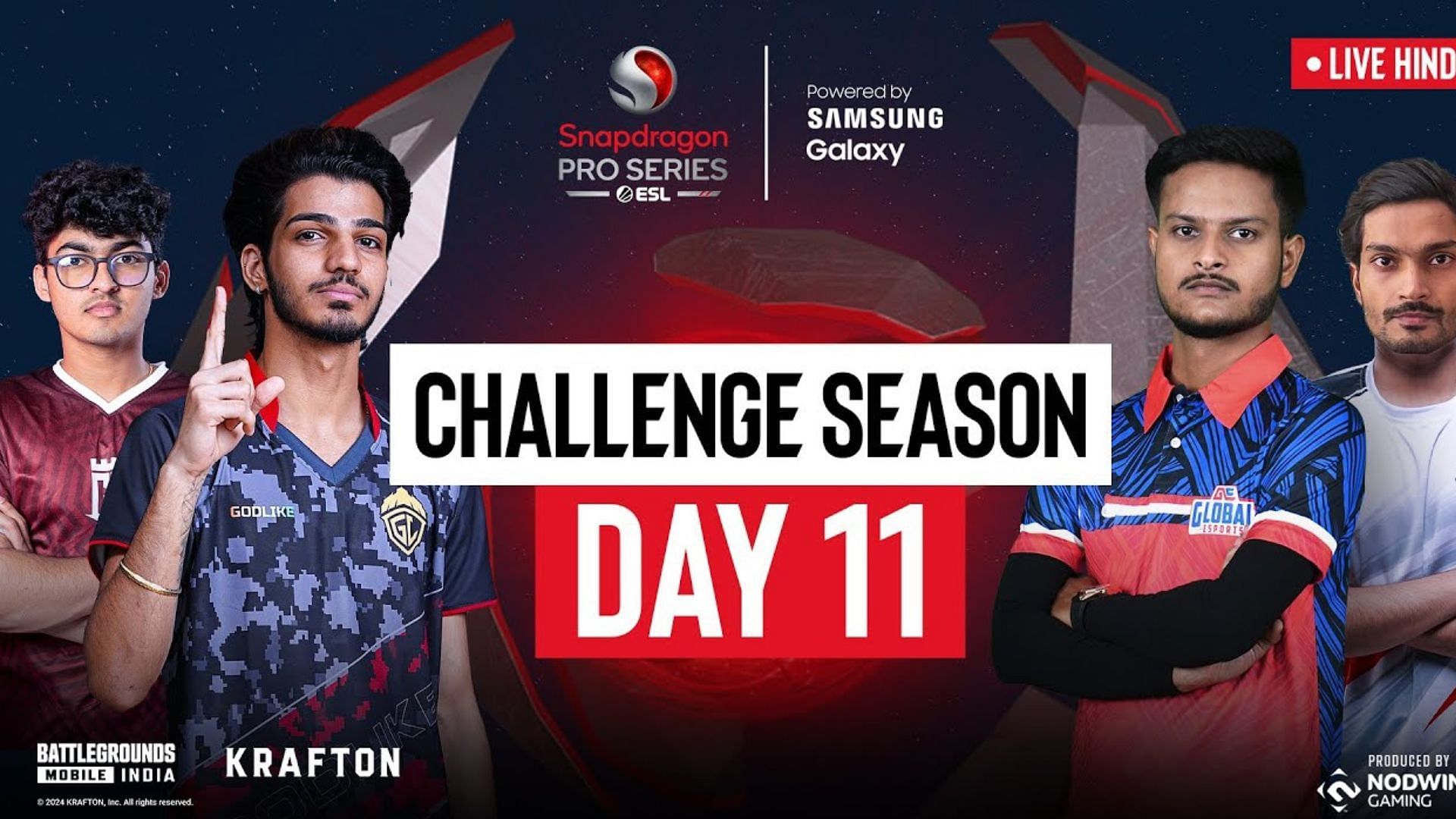 Day 11 of BGMI Pro Series 2024 Challenge Season starts at 4 pm on Saturday (Image via ESL)