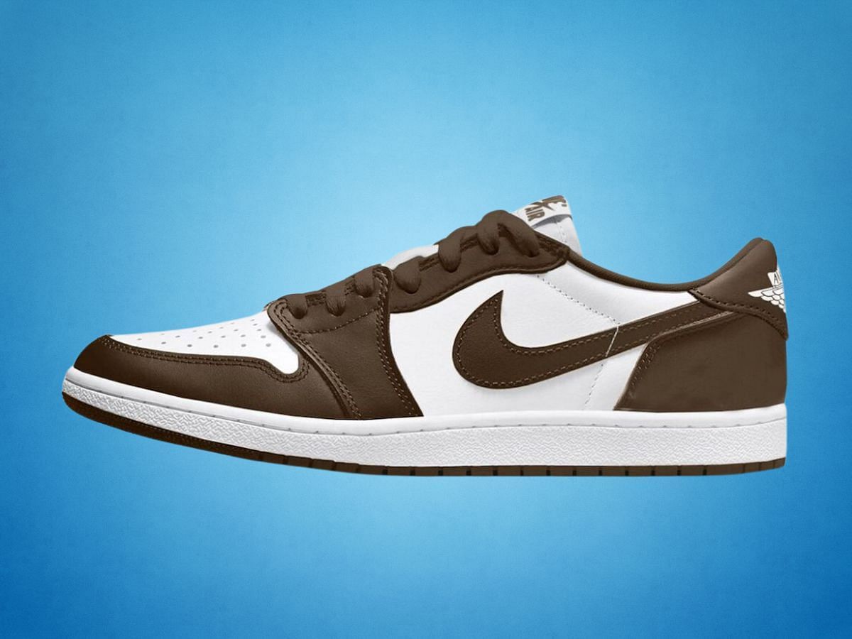 Air Jordan 1 Low Dark Mocha sneakers (Image via Instagram/@sneakerfiles)