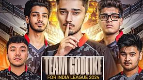 Team GodLike reveals its lineup for iQOO BGMI India League 2024