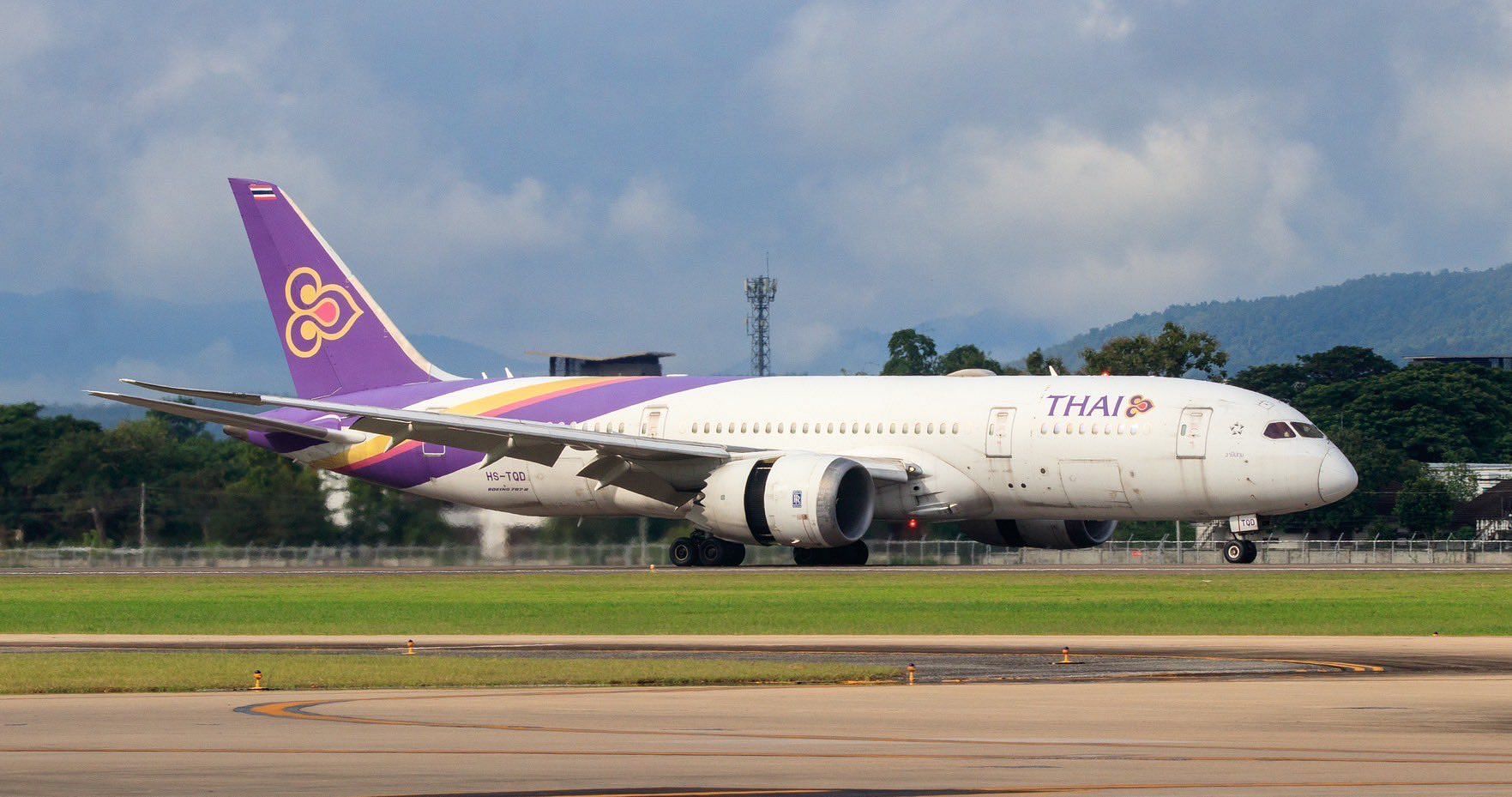 A British passenger attacked a steward on a Thai Airways flight (Image via @ThaiAirways/X) 