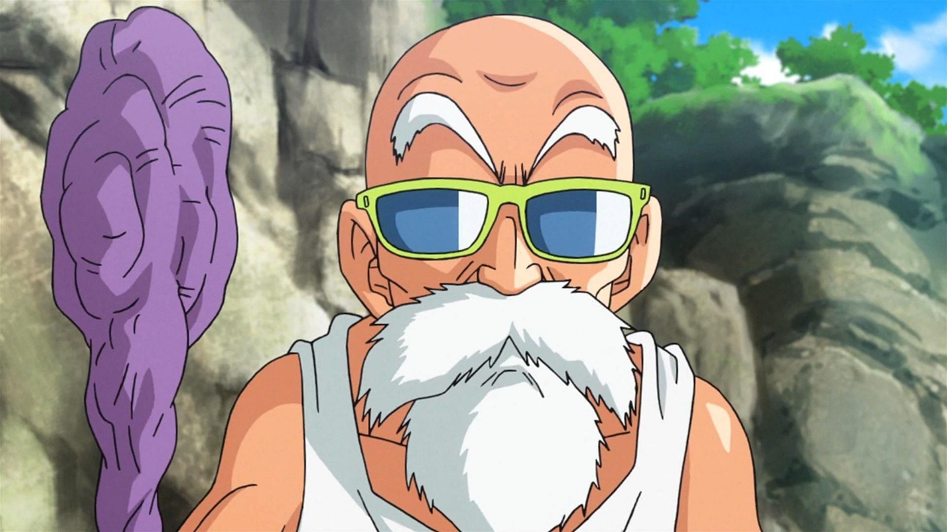 Master Roshi as seen in the Dragon Ball anime (image via Toei Animation)