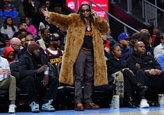 Watch: Rappers Quavo & Rich The Kid spotted filming rap video courtside at Lakers vs Hawks game