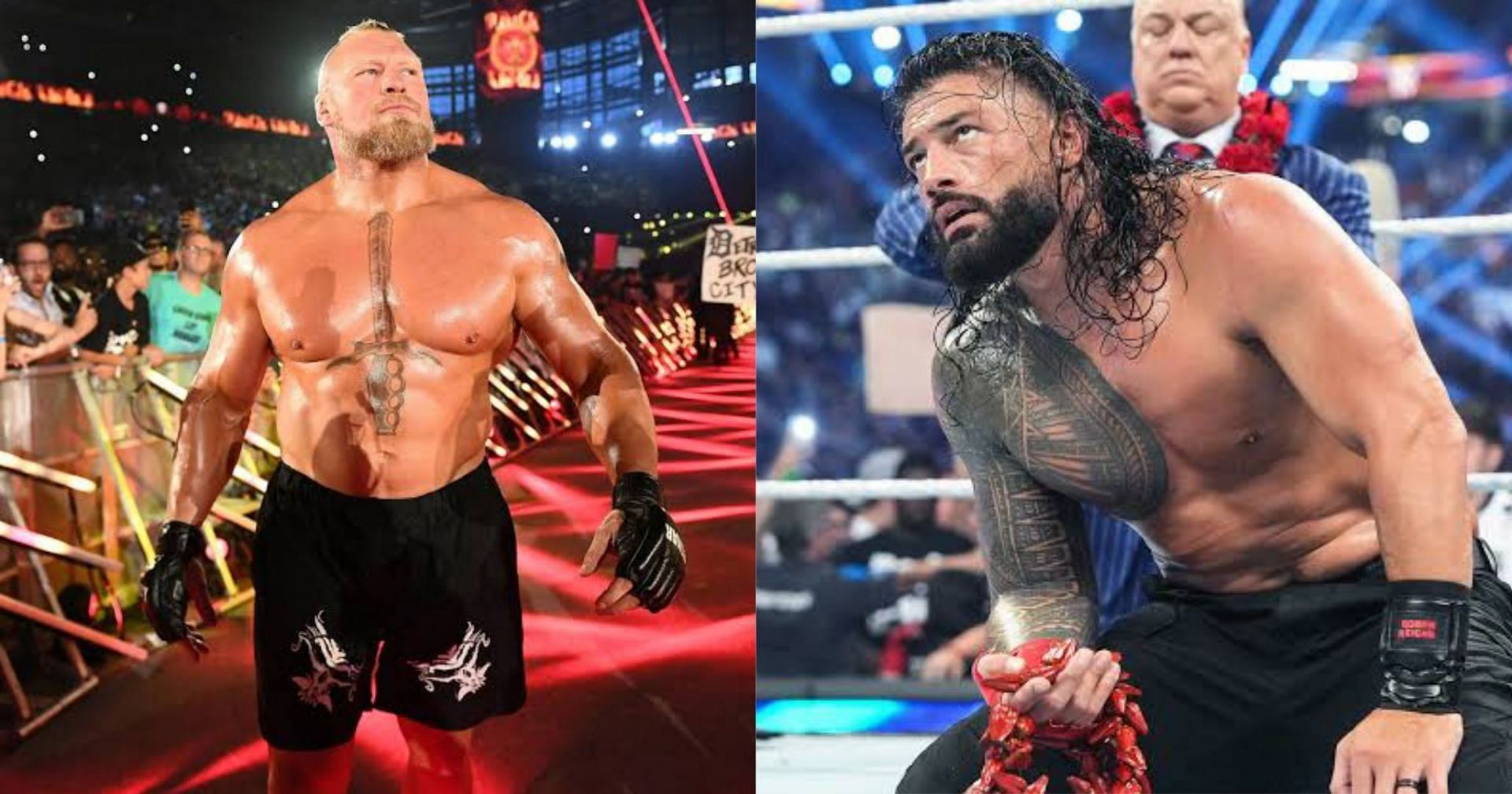 Brock Lesnar and Roman Reigns 