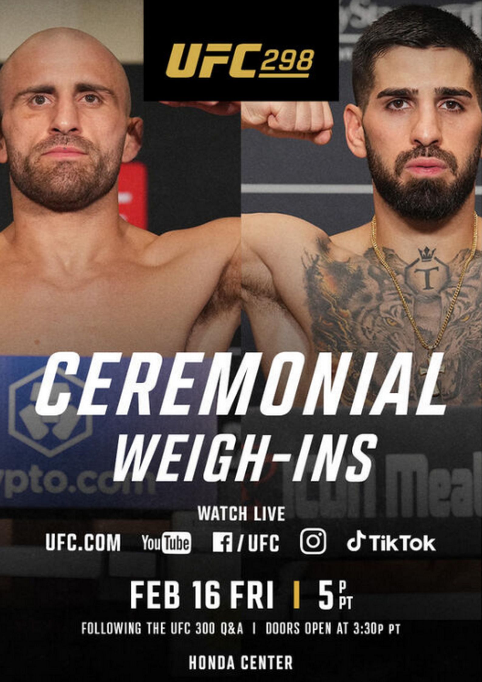 Credits: UFC website