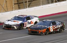 “I thought I was clear” - Denny Hamlin on being spun around by Kyle Busch after contact at Atlanta