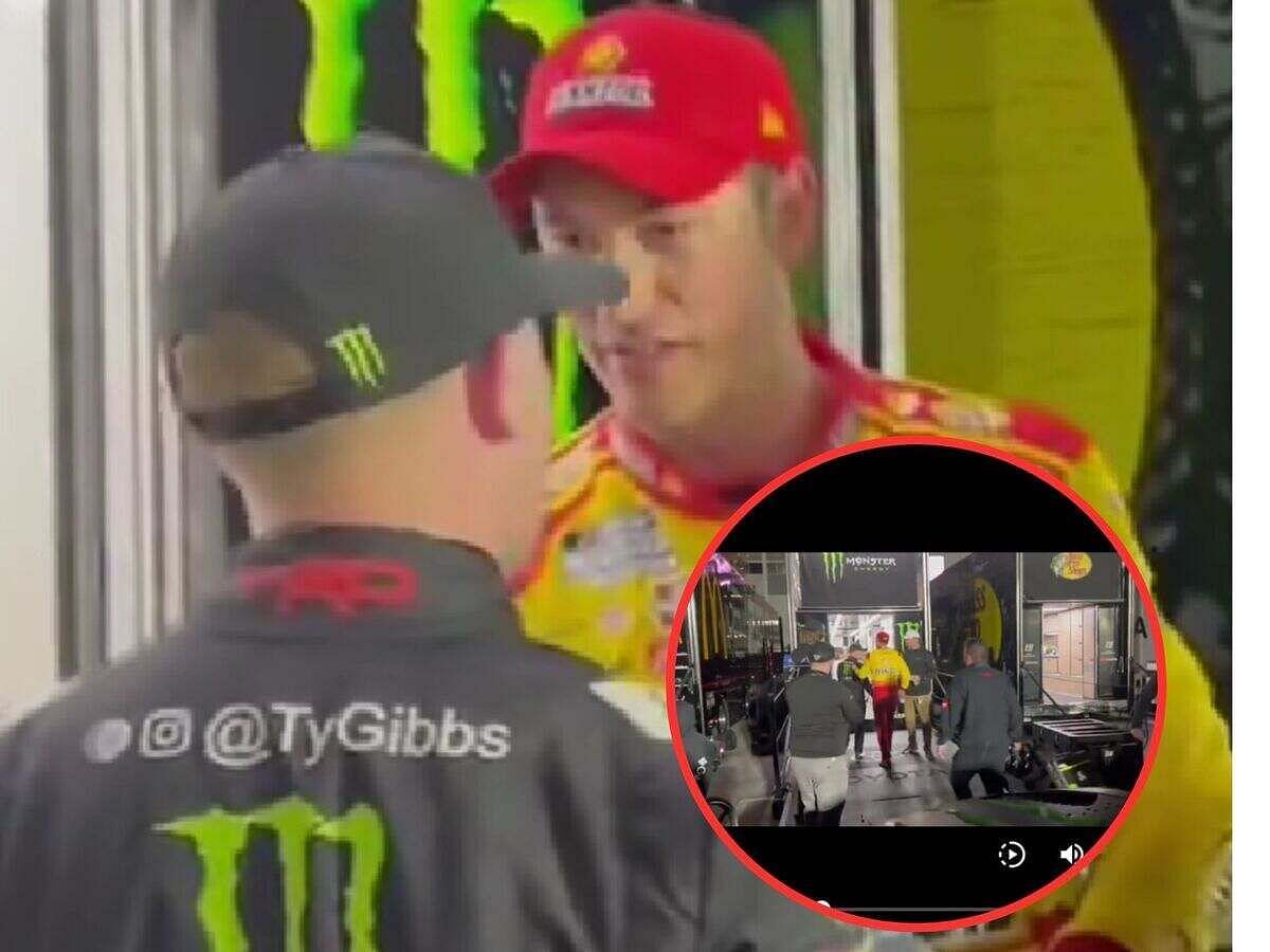 Joey Logano and Ty Gibbs exchange heated words after Clash at the Coliseum 