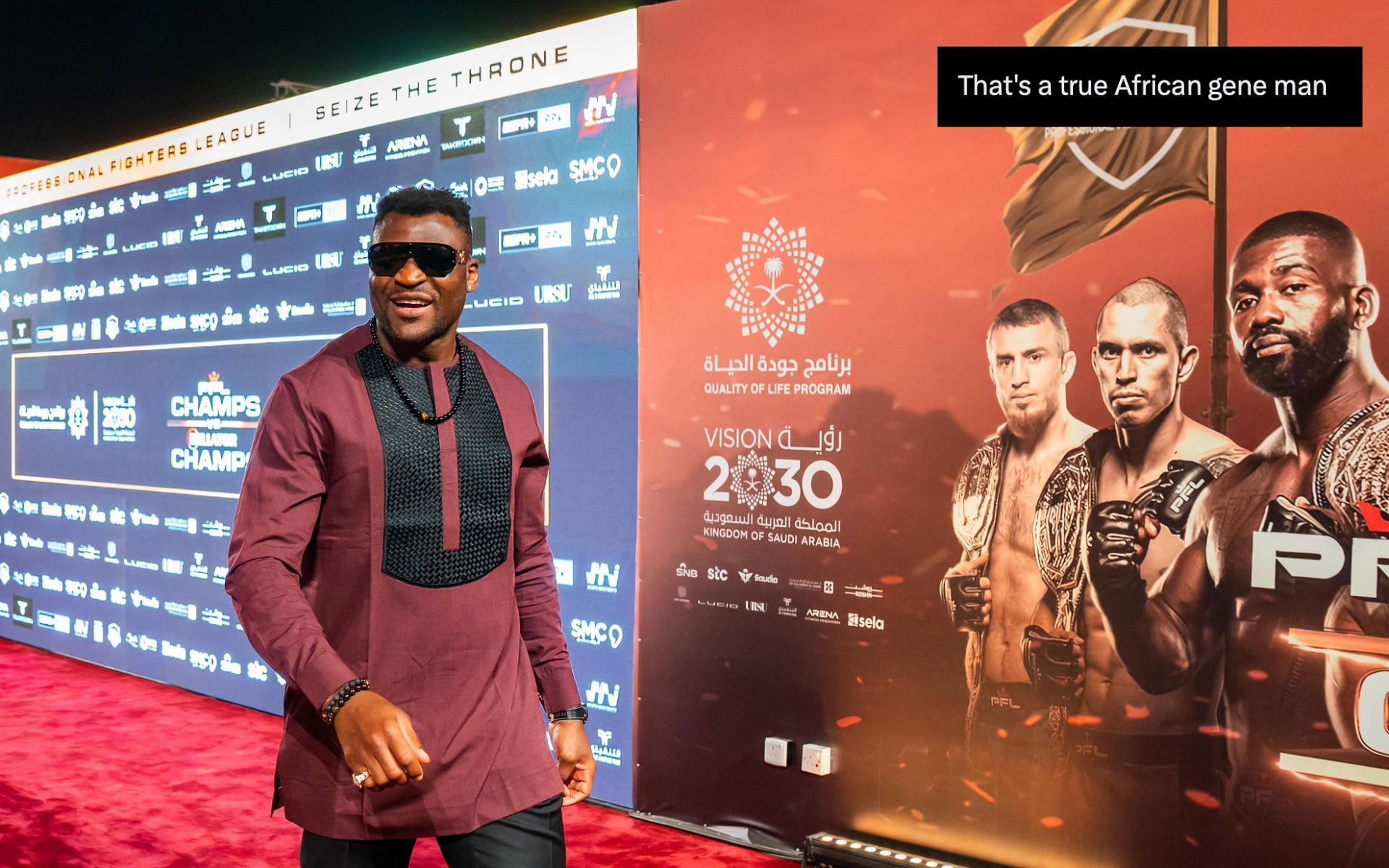 Francis Ngannou (Image Courtesy - @francis_ngannou on X/Twitter)