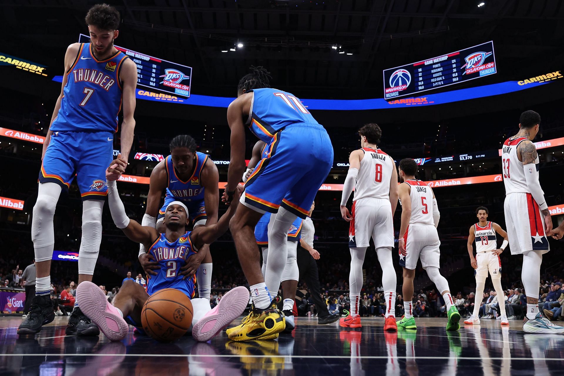 Oklahoma City Thunder v Washington Wizards