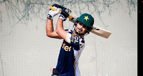 Saim Ayub in action (Image Courtesy: X/Peshawar Zalmi)