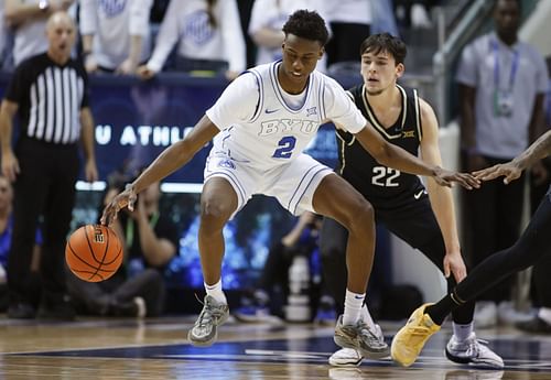 BYU's Jaxson Robinson has been a bench standout for the Cougars.