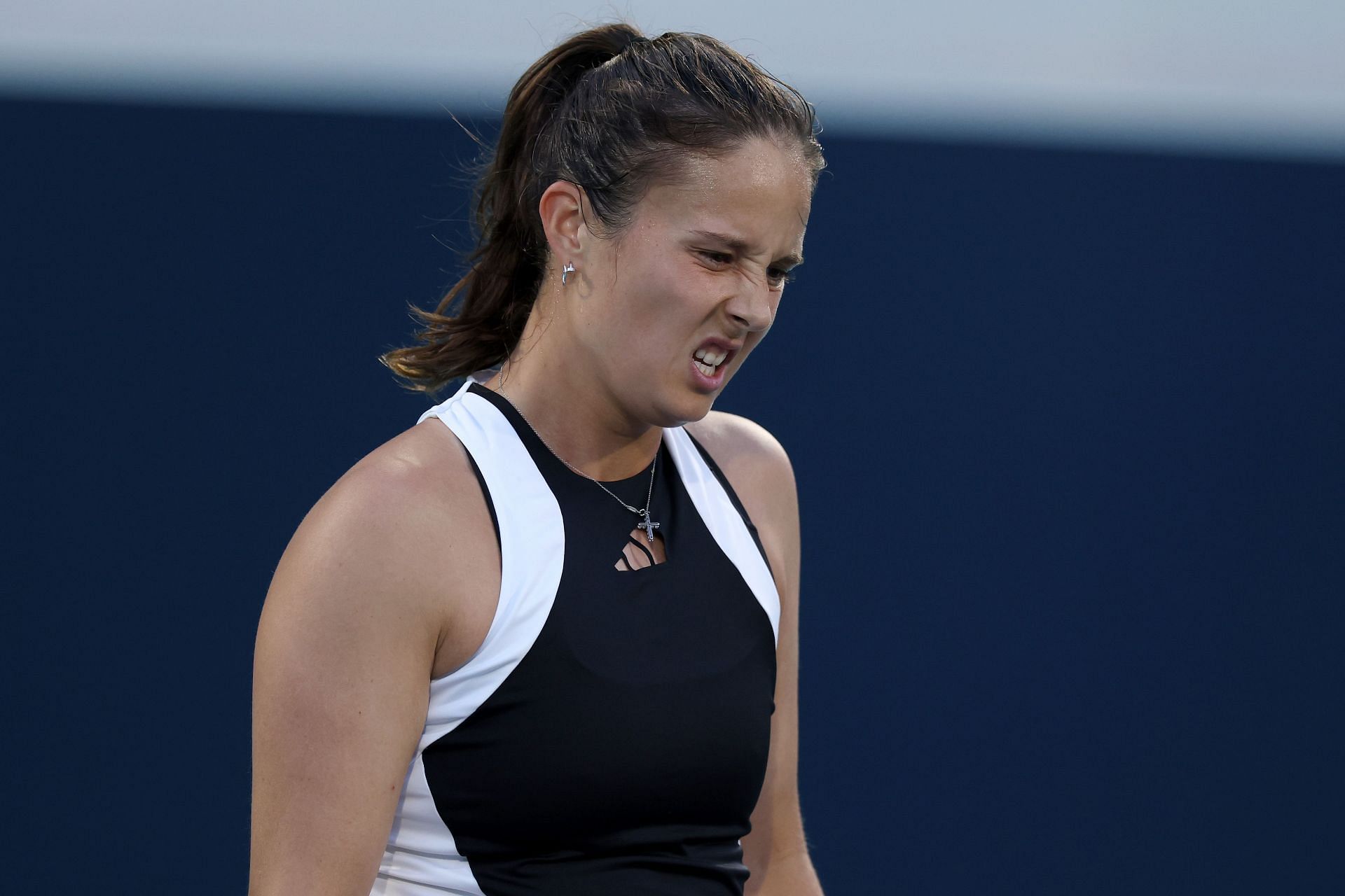 Daria Kasatkina pictured at the 2024 Abu Dhabi Open