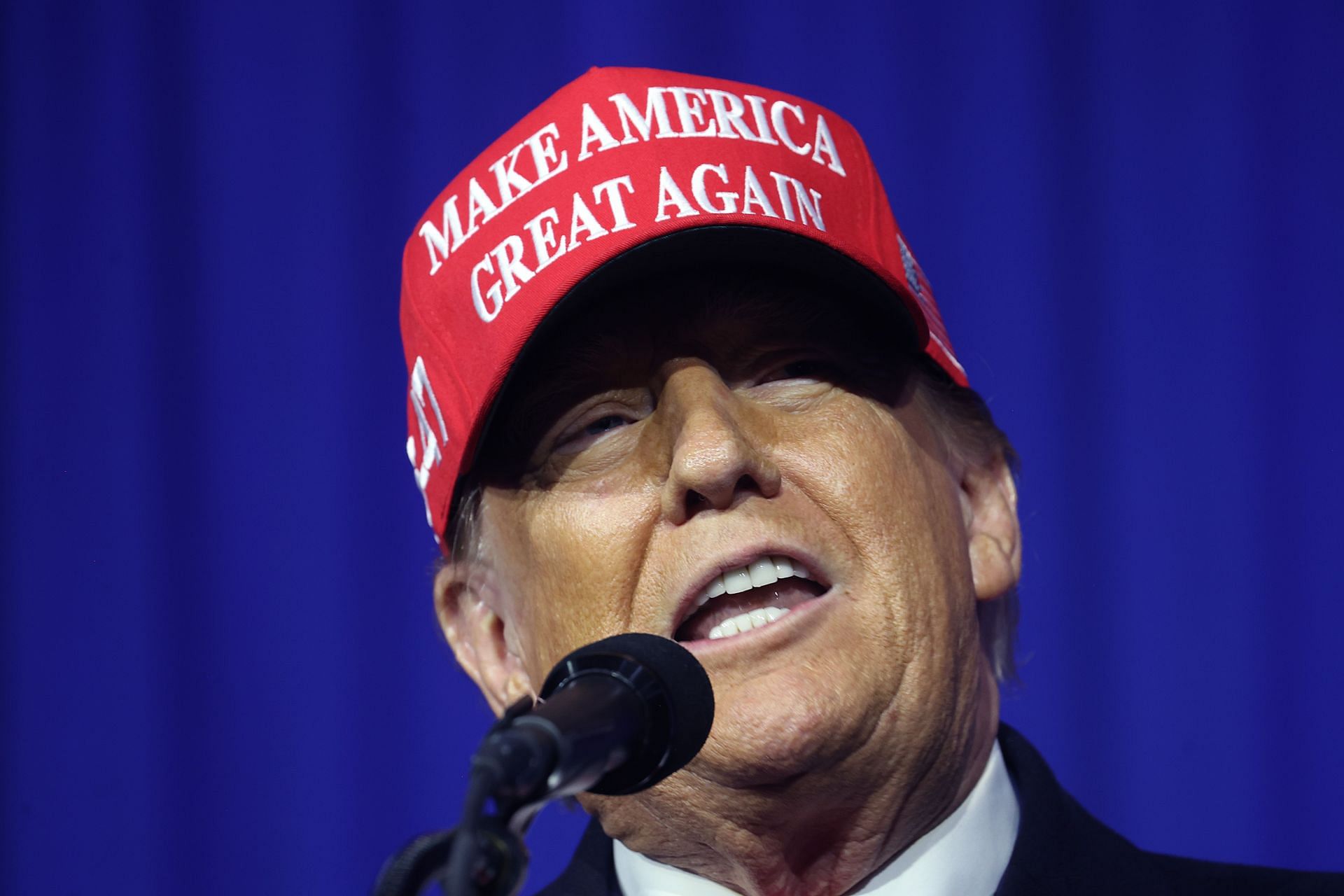 Former President Trump Holds A Campaign Rally In Michigan