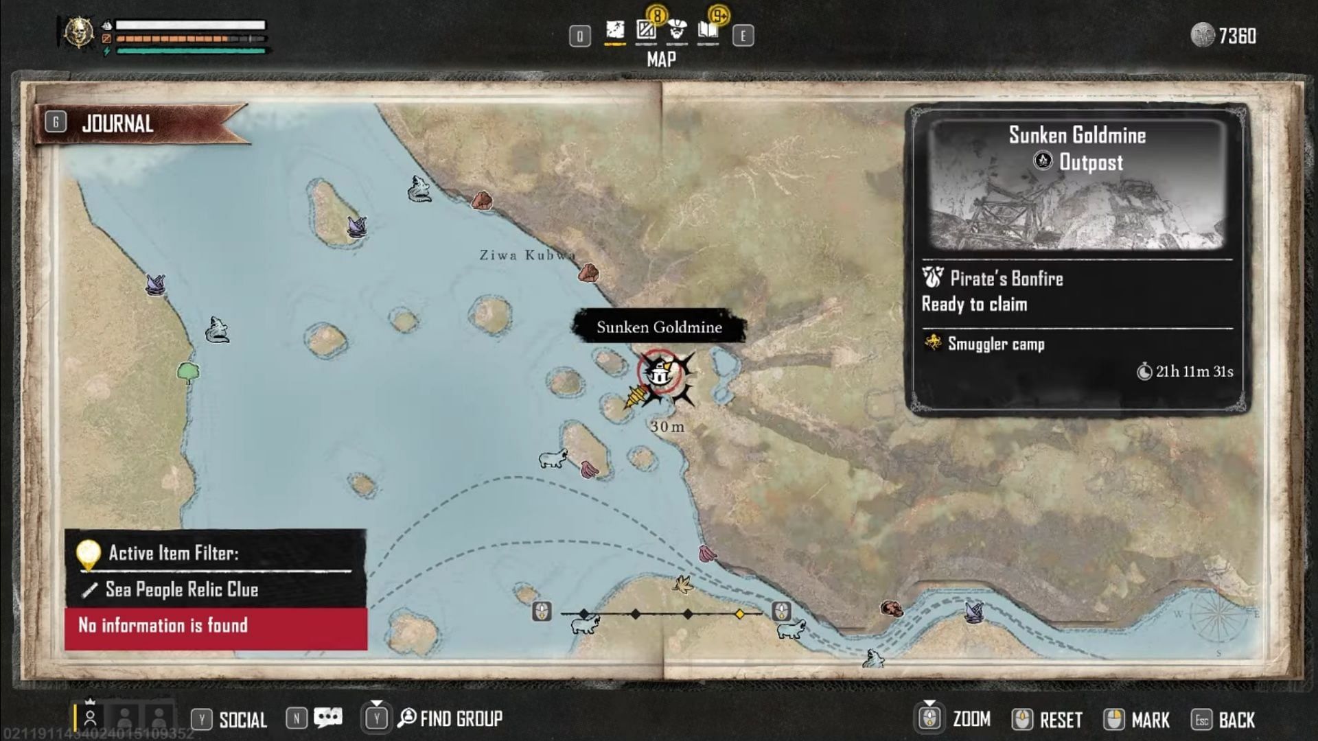 You&#039;ll find the blueprint on the coast of Africa (Image via Ubisoft)