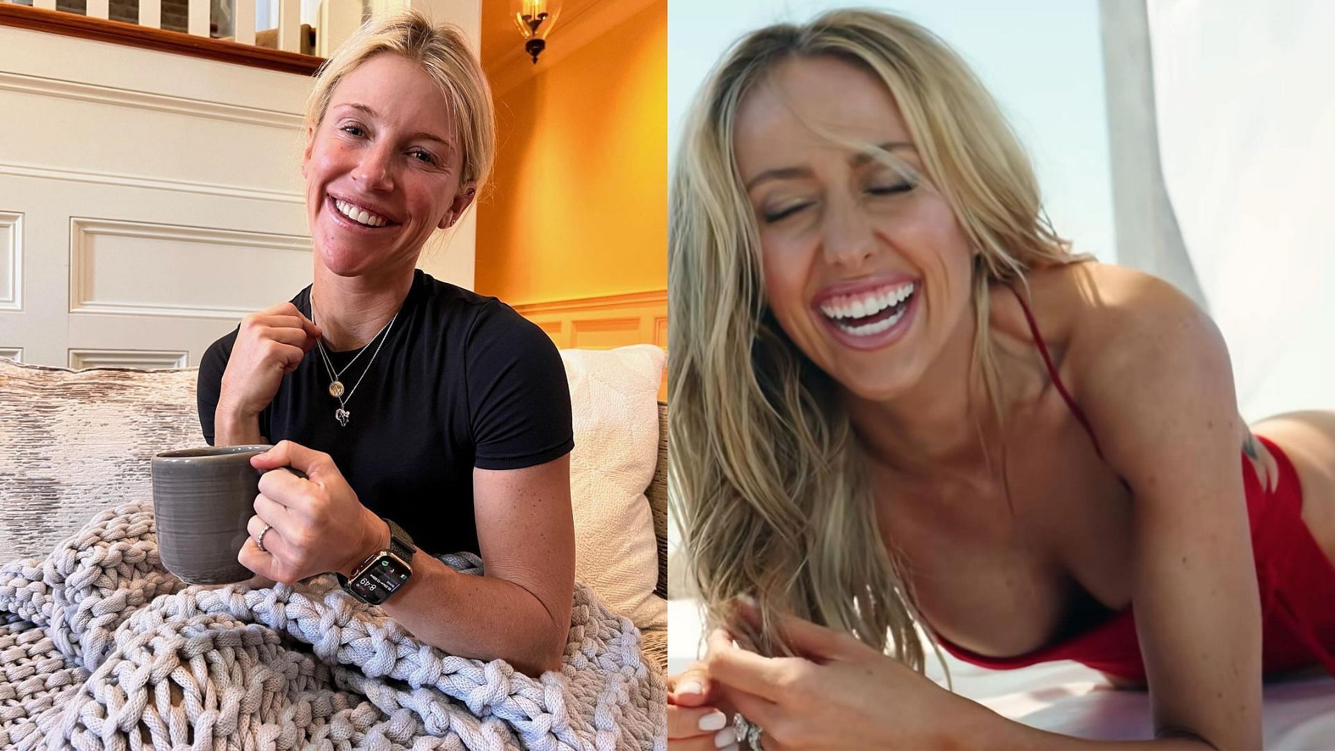 Kelly Stafford reacts to Brittany Mahomes