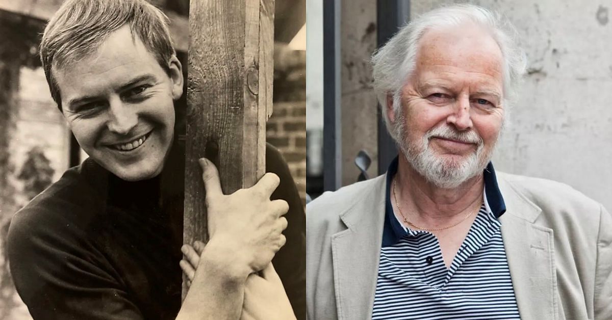 Ian Lavender, young - left, old - right (Image via X/@JamesAHogg2 @Robin_Ashwith)