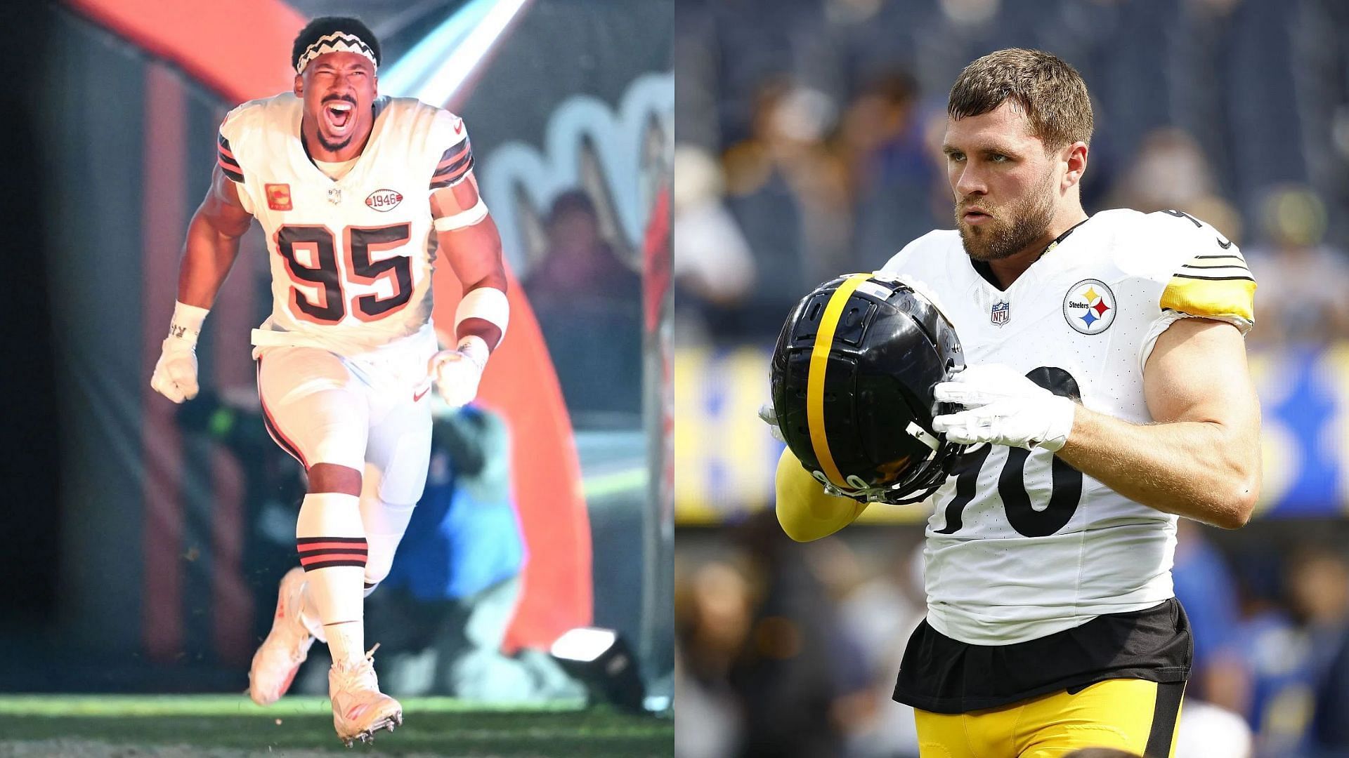 Myles Garrett Winning DPOY Over T.J. Watt Leaves Fans Calling Out NFL ...