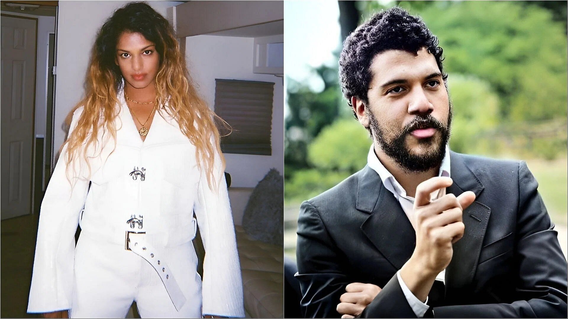M.I.A.(Left) and Benjamin Bronfman (Right) (Image via Instagram @miamatangi and Geo Thermostat)