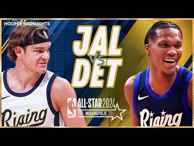 NBA All-Star Rising Stars Challenge: Team Jalen Vs Team Detlef Game ...