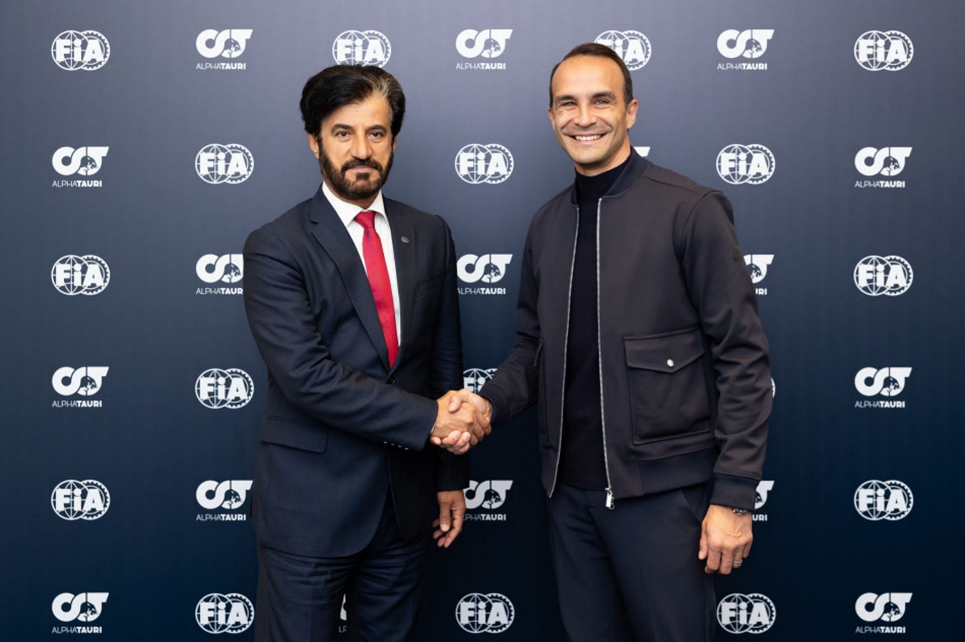 Mohammed Ben Sulayem (L) and Ahmet Mercan (R) (Image via FIA.com)