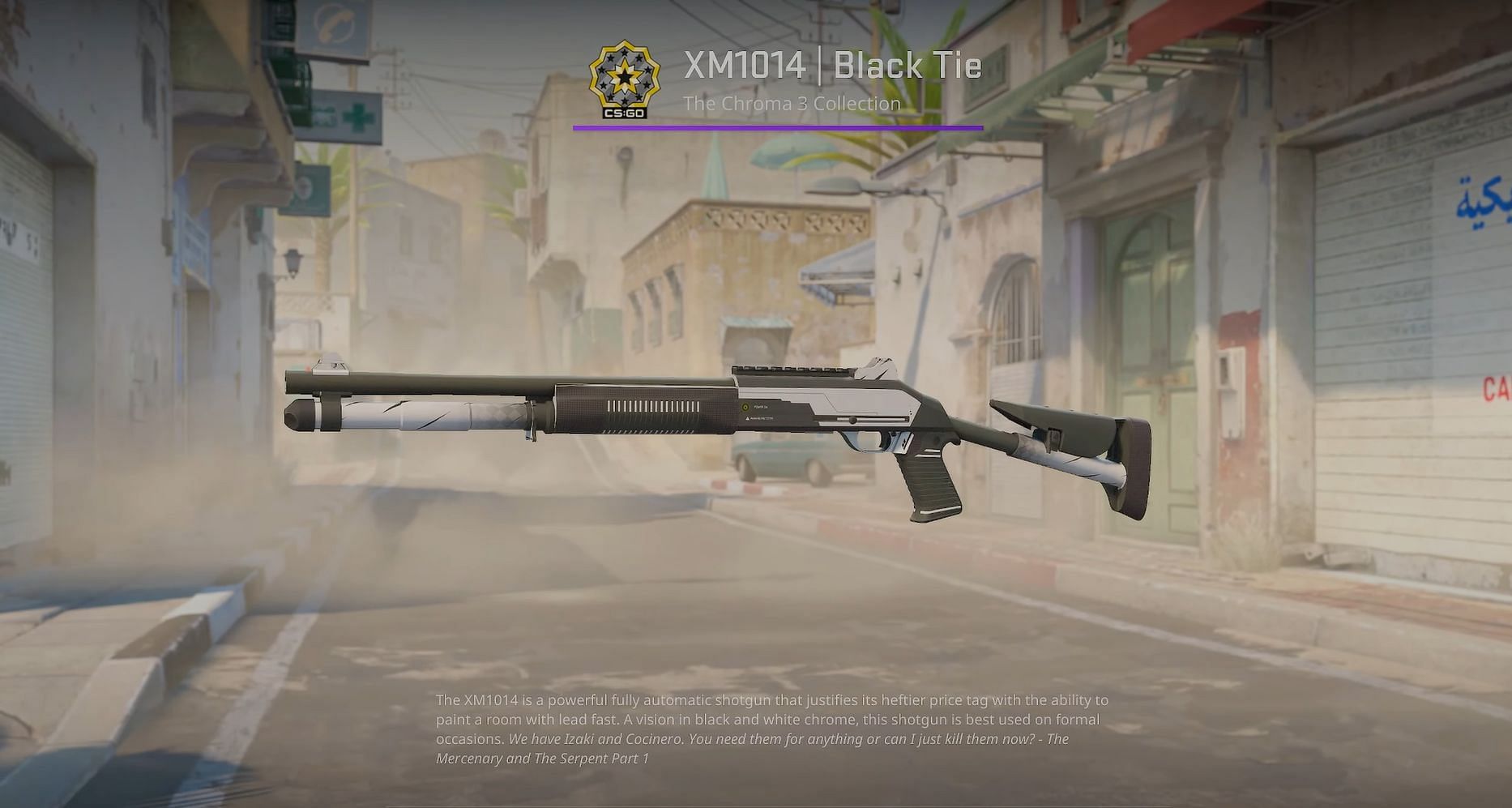 XM1014 Black Tie (Image via Valve || YouTube/covernant)