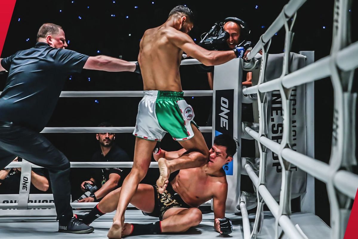 Mohamed Younes Rabah vs Saemapetch | Photo from ONE Championship