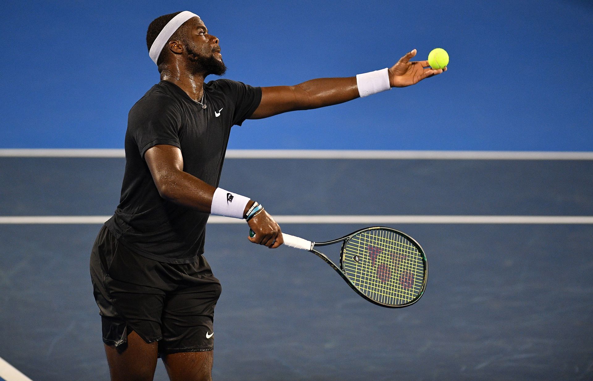 Frances Tiafoe at the Delray Beach Open