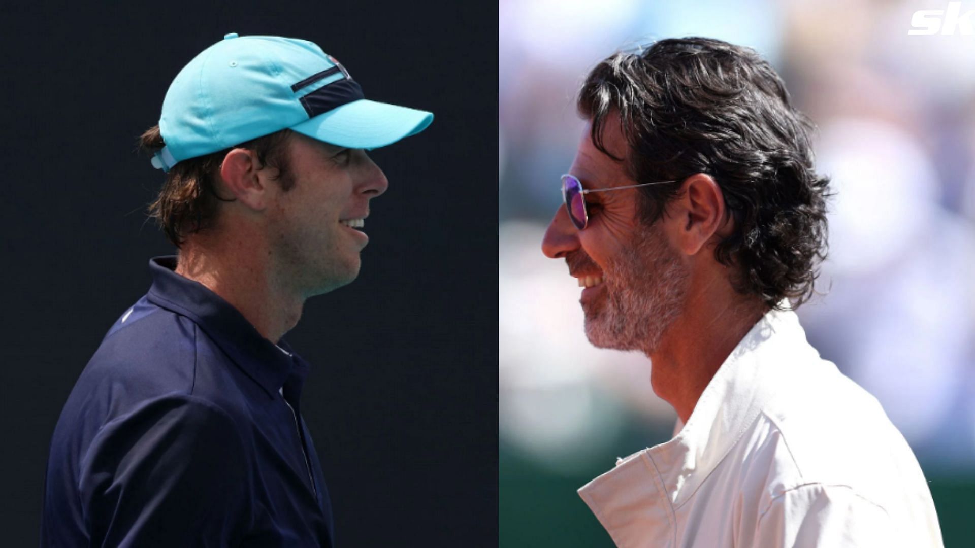 Retired American tennis player Sam Querry and illustrious French tennis coach Patrick Mouratoglou